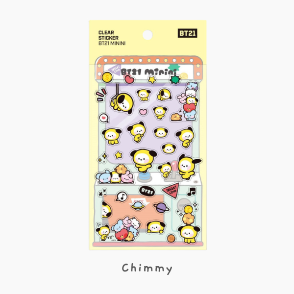 BT21 Clear Stickers - Minini - Image 10