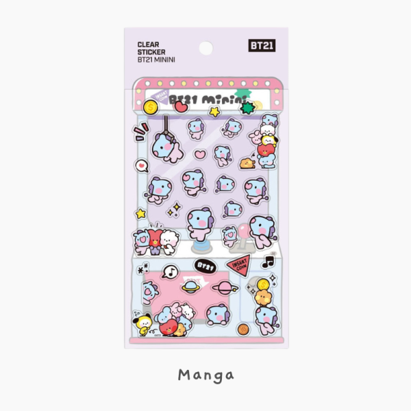 BT21 Clear Stickers - Minini - Image 15