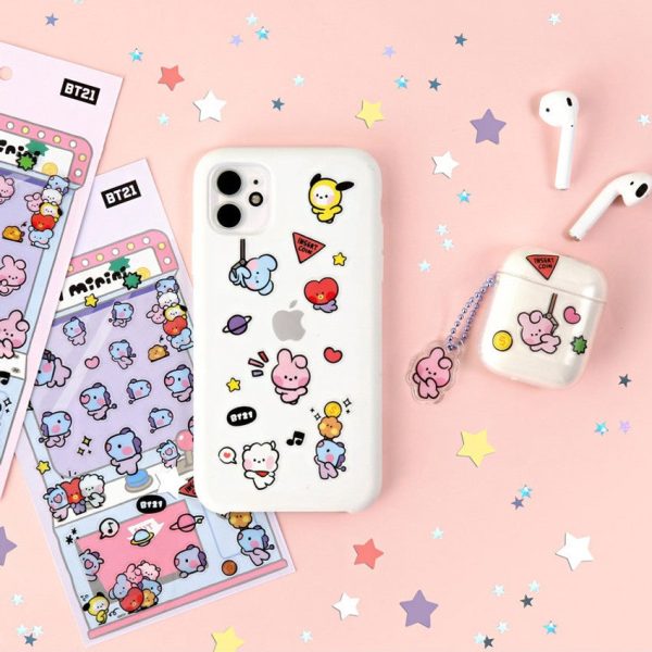 BT21 Clear Stickers - Minini - Image 3