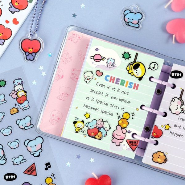 BT21 Clear Stickers - Minini - Image 5