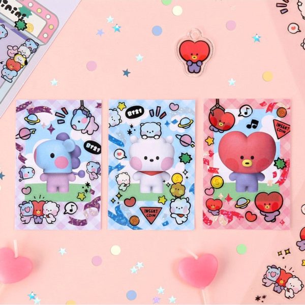 BT21 Clear Stickers - Minini - Image 8