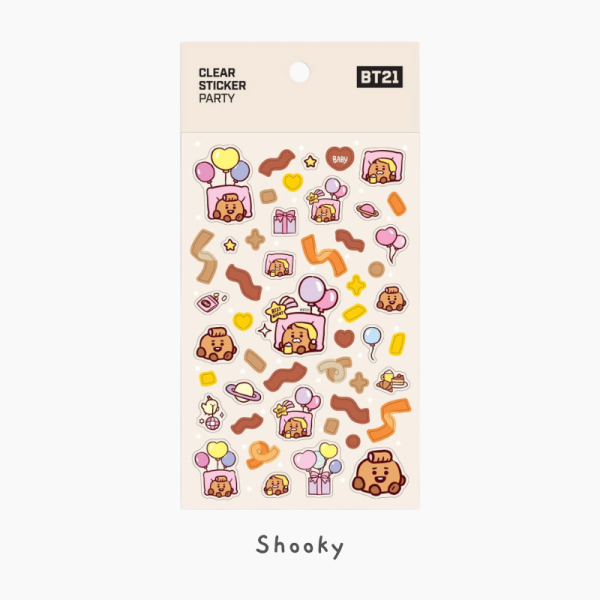 BT21 Clear Stickers - Party - Image 12