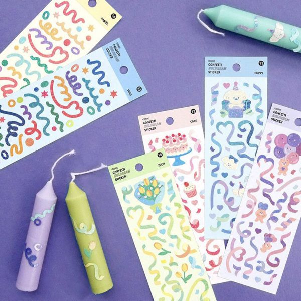Iconic Confetti Hologram Stickers - Image 14