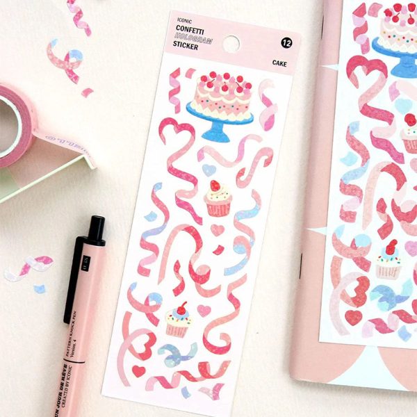 Iconic Confetti Hologram Stickers - Image 4