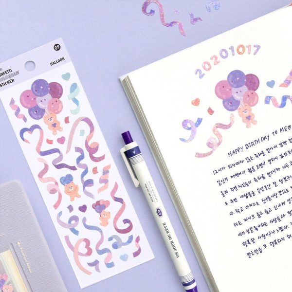 Iconic Confetti Hologram Stickers - Image 5