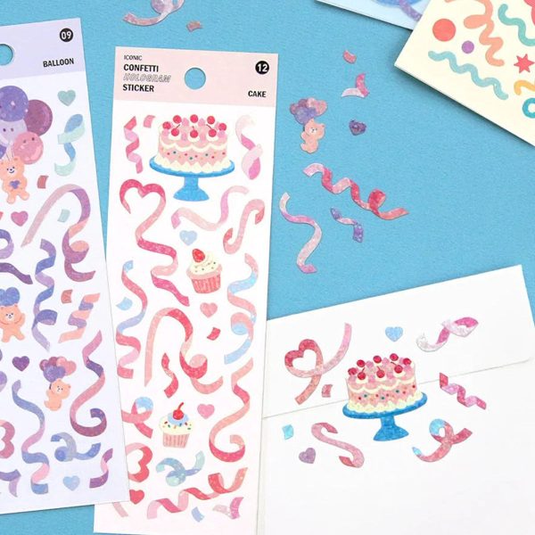 Iconic Confetti Hologram Stickers - Image 8