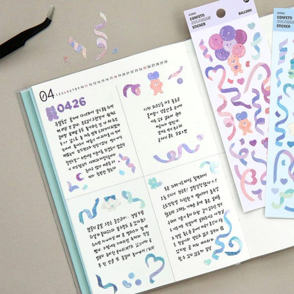 Iconic Confetti Hologram Stickers - Image 9
