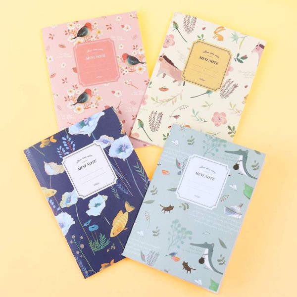 INDIGO Mini Floral Notebook