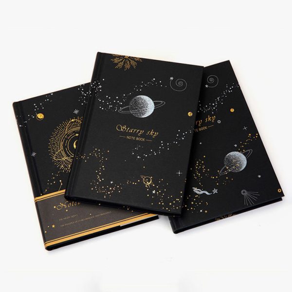 Starry Sky Black Paper Notebook - Image 13
