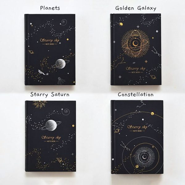 Starry Sky Black Paper Notebook - Image 15