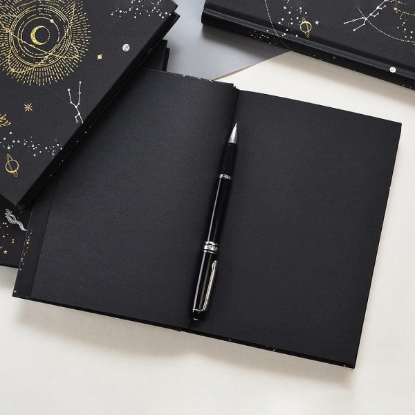 Starry Sky Black Paper Notebook - Image 2