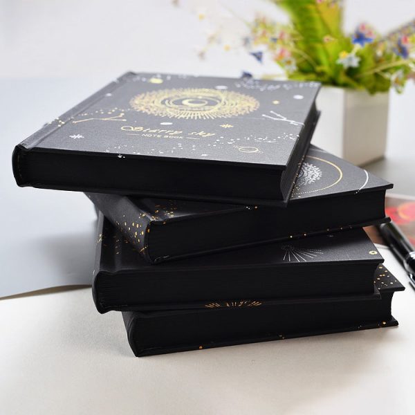 Starry Sky Black Paper Notebook - Image 5