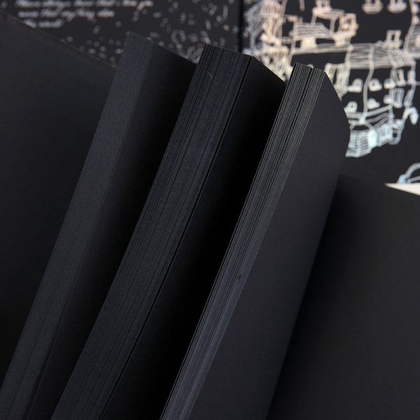 Starry Sky Black Paper Notebook - Image 7