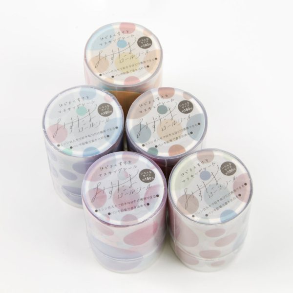 Sun-Star Die-Cut Dot Washi Sticker Roll - Image 3