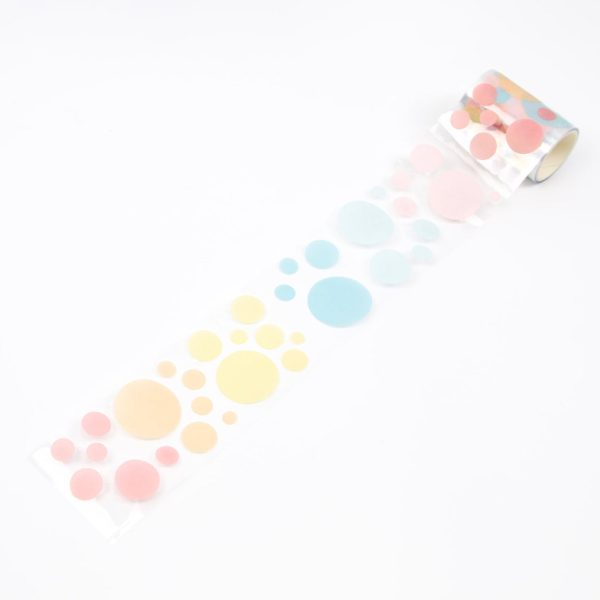 Sun-Star Die-Cut Dot Washi Sticker Roll - Image 12